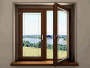 მასიური ხის (ევროსტანდარტის) ფანჯრები და კარებები